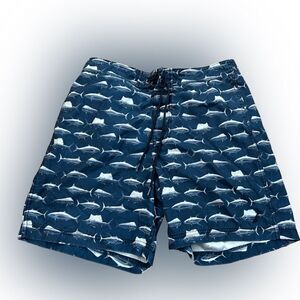 Y2K Nautica Fish Swim Trunks